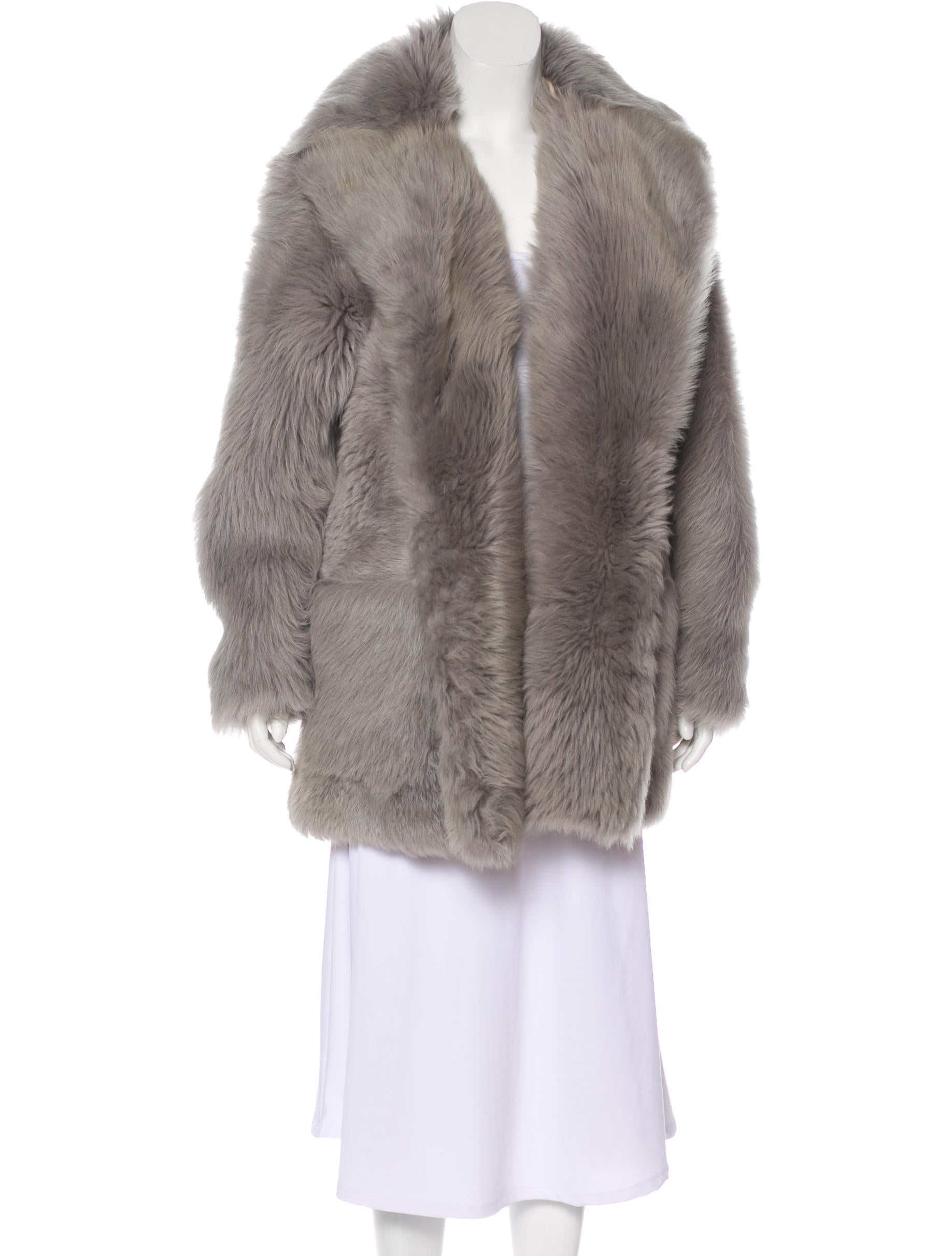 tibi shearling jacket