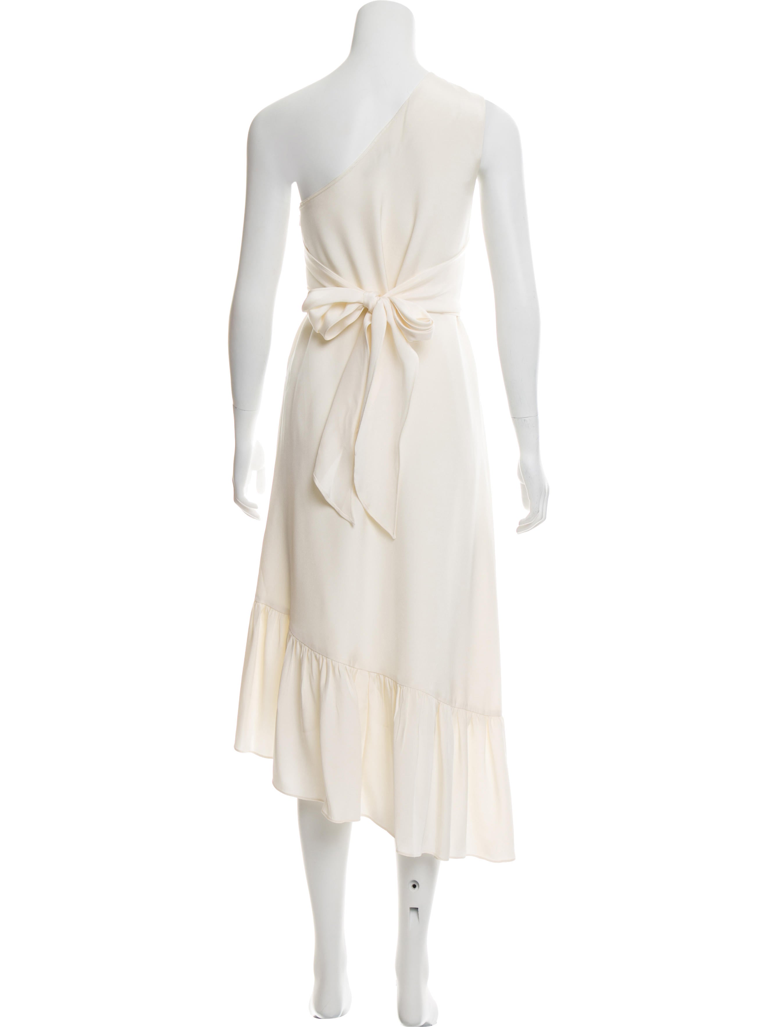 One Shoulder Silk Dresses