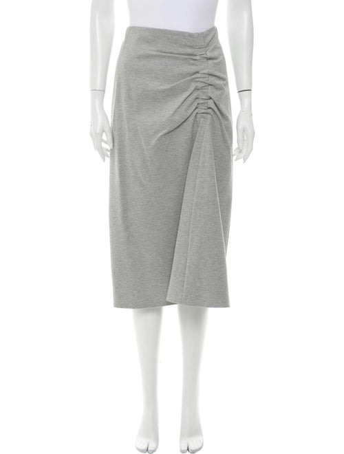 Tibi Midi Length Skirt Grey