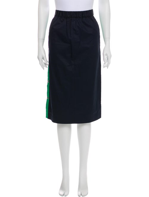 Tibi Knee-Length Skirt Blue