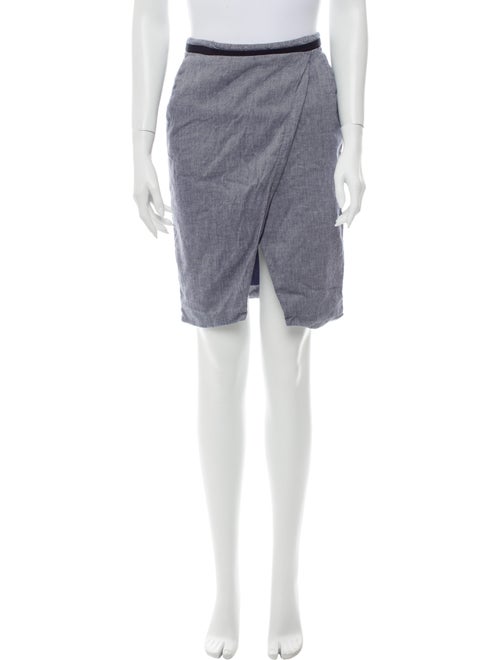 Tibi Knee-Length Skirt Blue