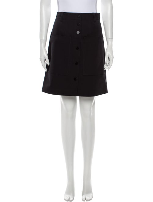 Tibi Knee-Length Skirt Black