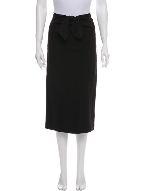 Tibi Midi Length Skirt Black