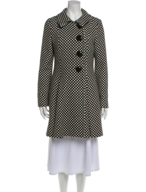 Tibi Wool Printed Coat Wool