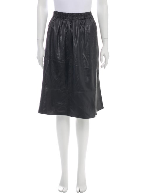 Tibi Knee-Length Skirt w/ Tags Black