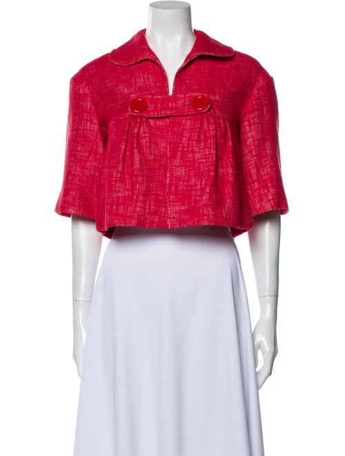 Tibi Bolero Red