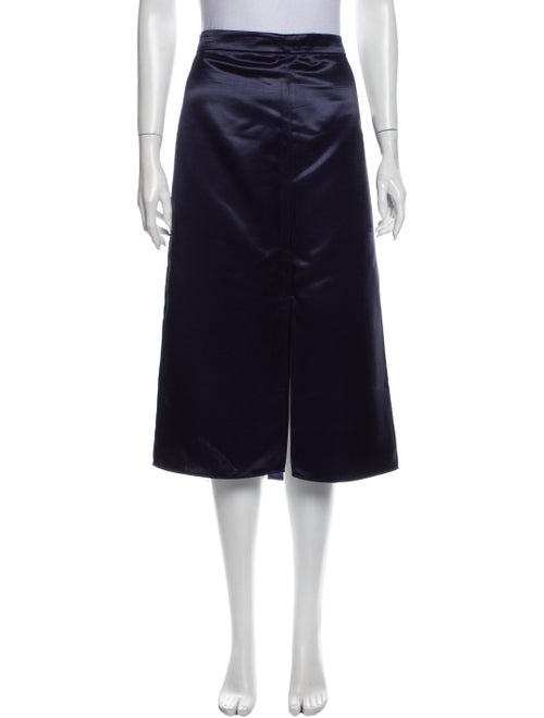 Tibi Midi Length Skirt Blue