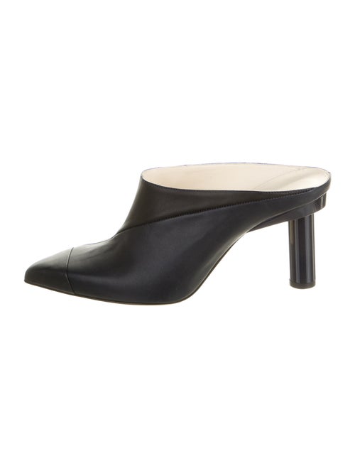 Tibi Leather Mules Blue