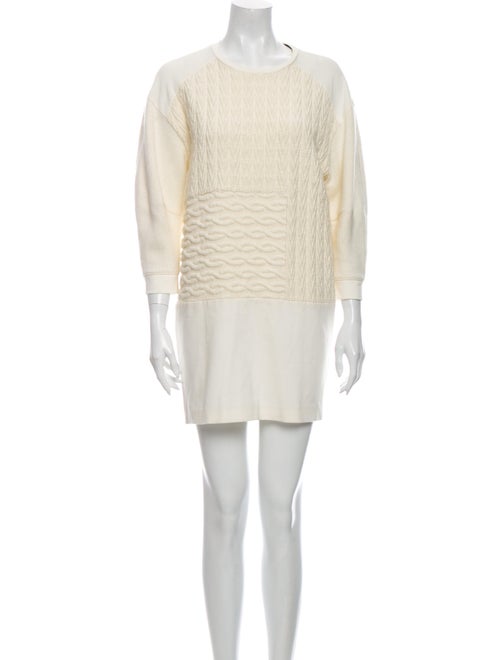 Tibi Scoop Neck Mini Dress