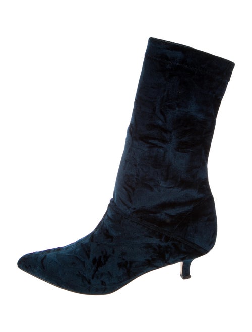 Tibi Sock Boots Green