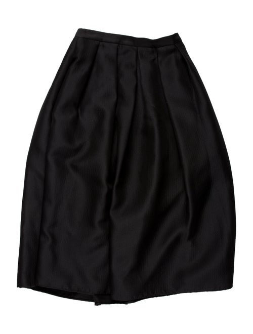 Tibi Midi Length Skirt Black