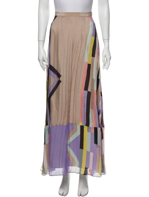 Tibi Silk Long Skirt