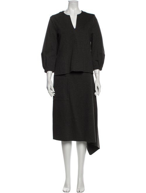 Tibi Skirt Set Grey