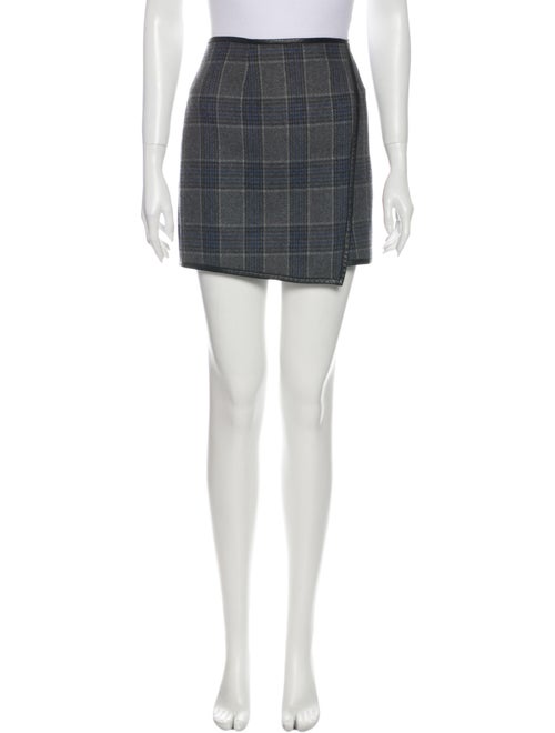 Tibi Wool Mini Skirt Wool
