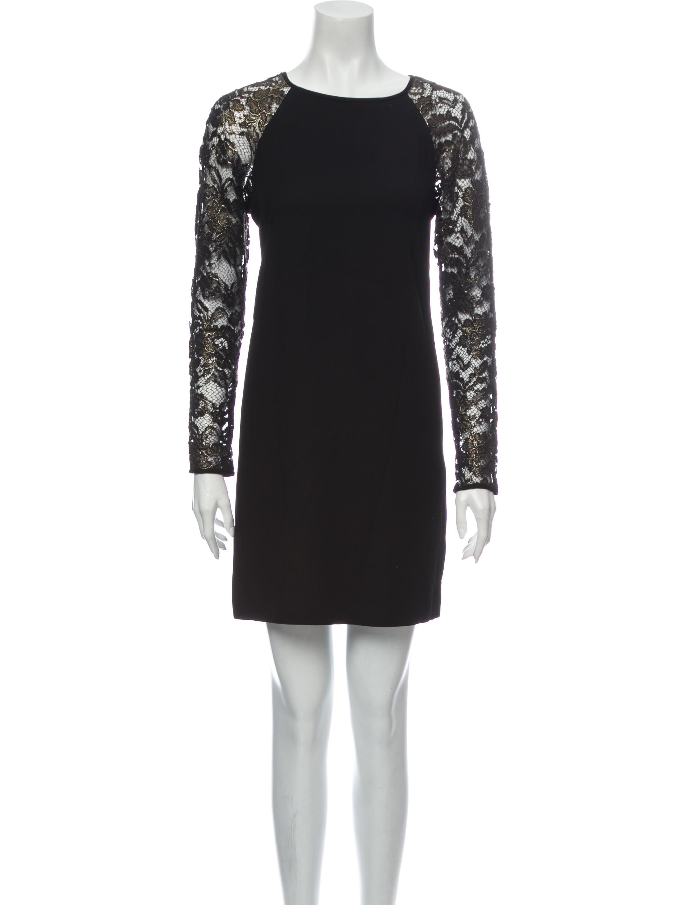 Tibi Lace Pattern Mini Dress