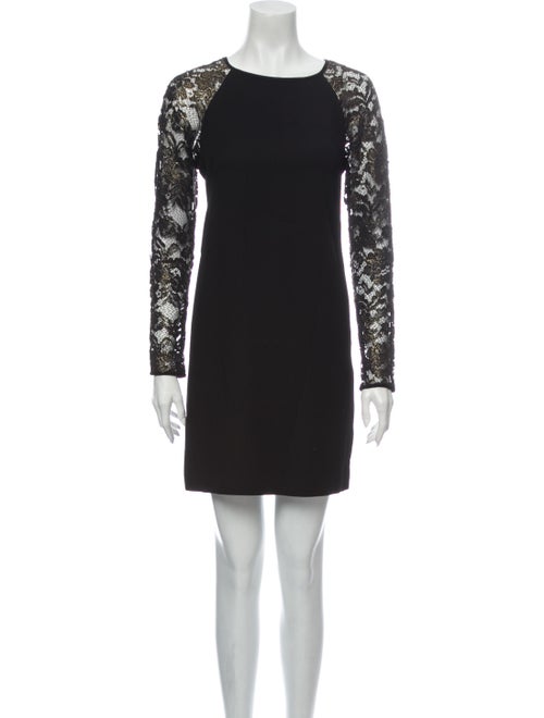 Tibi Lace Pattern Mini Dress