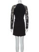 Tibi Lace Pattern Mini Dress