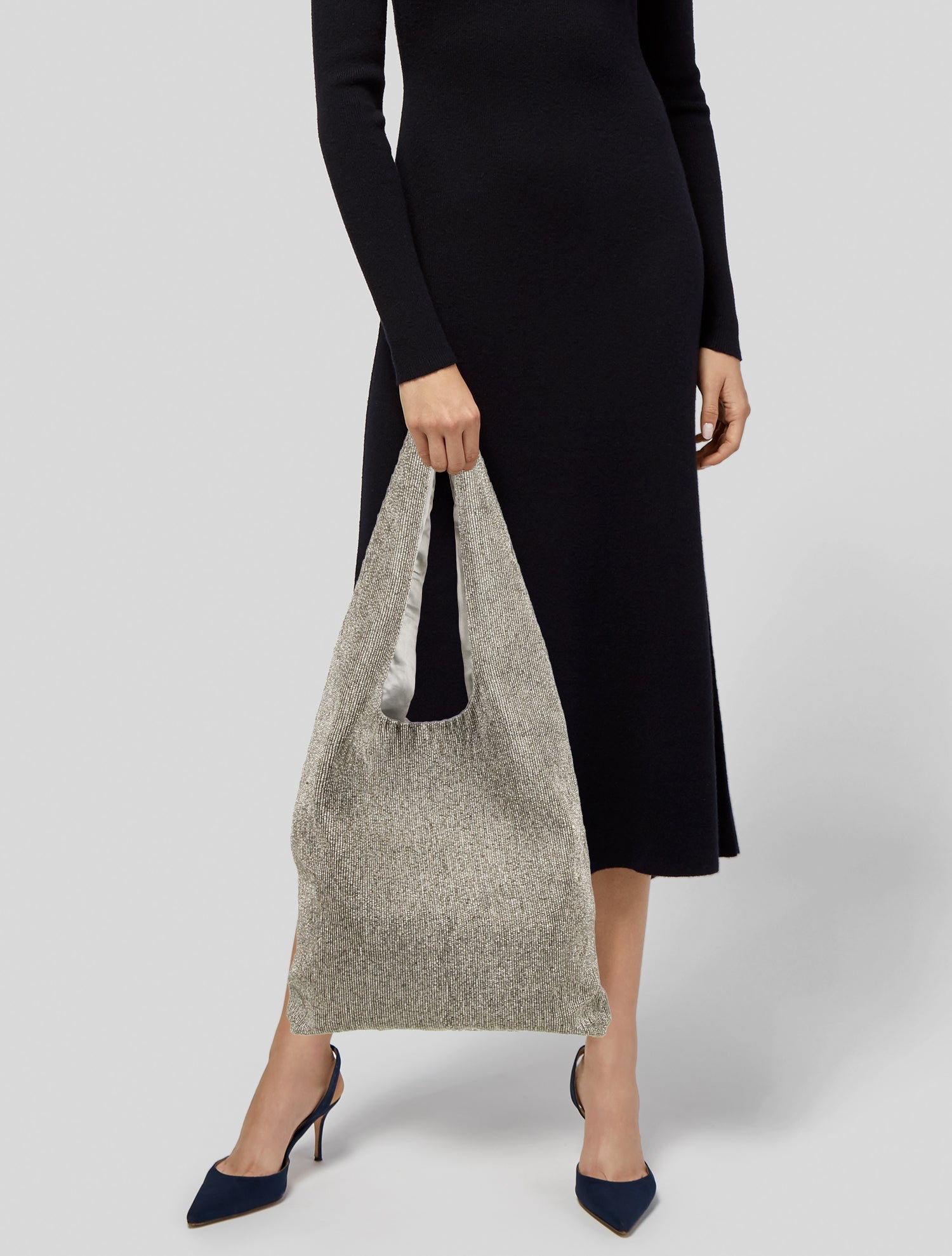 Tia Adeola Crystal Shoulder Bag