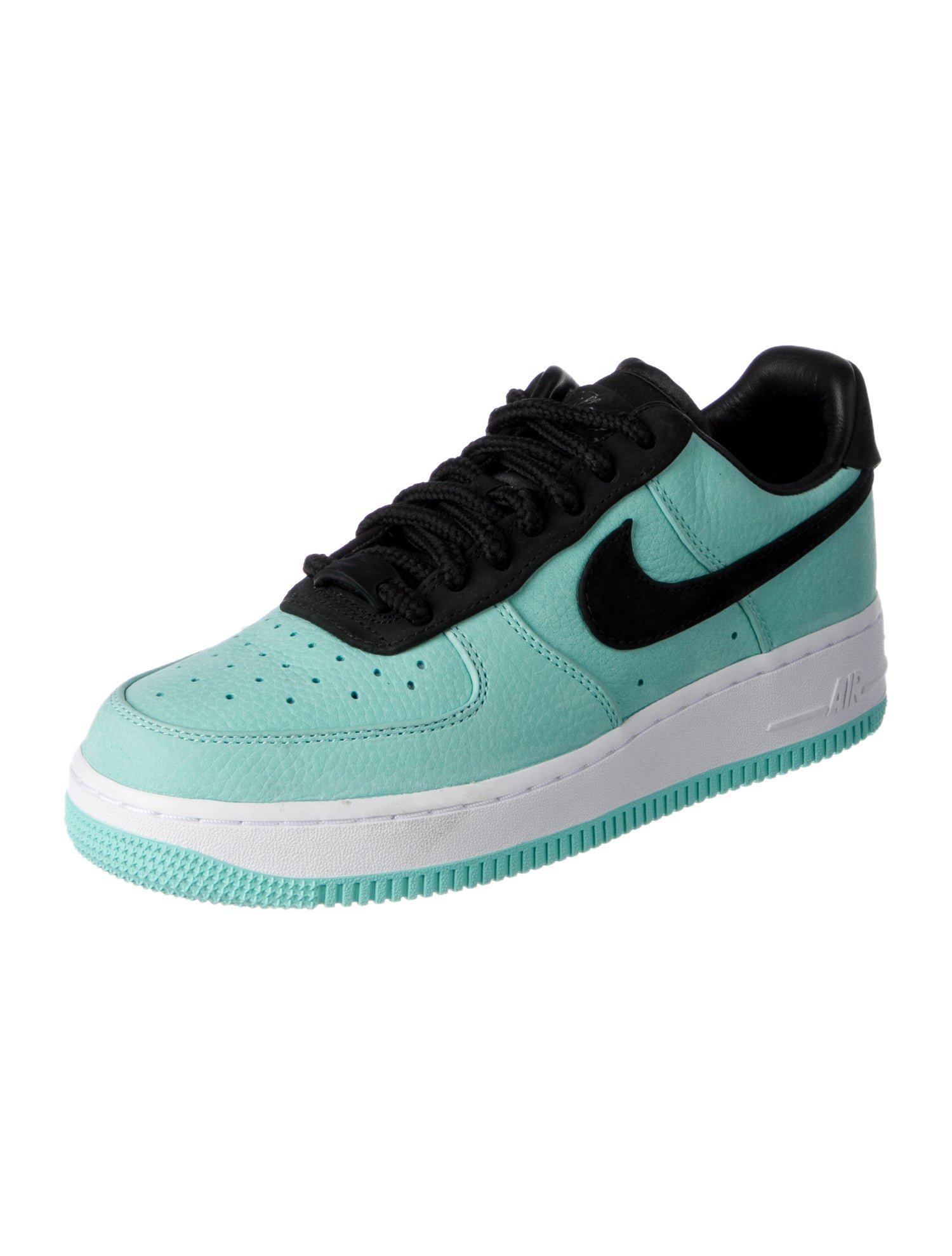 Tiffany & Co. x Nike Leather Colorblock Pattern Sneakers