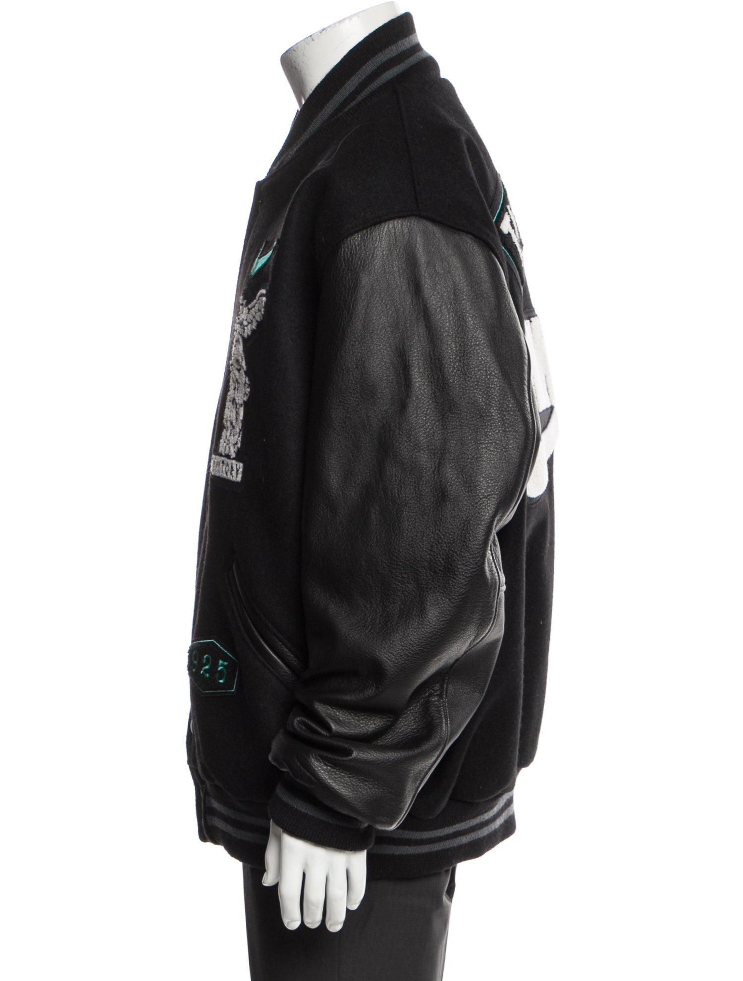 Tiffany & Co. x Nike Virgin Wool Graphic Print Varsity Jacket