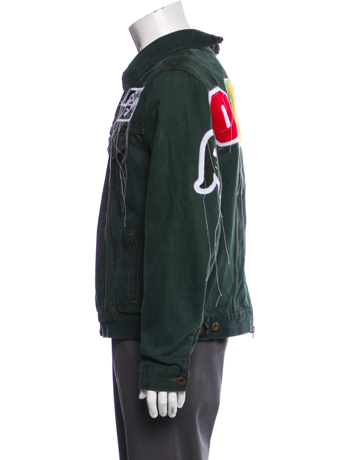 The Incorporated Graphic Print Denim Jacket