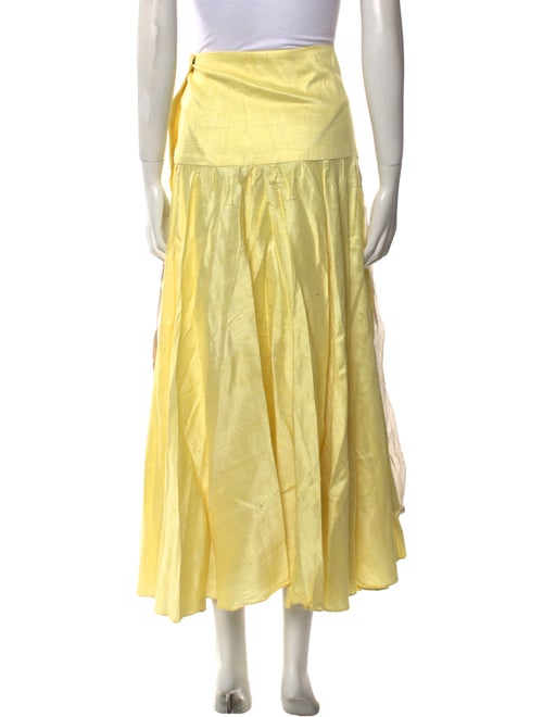 Tigra Tigra Silk Midi Length Skirt