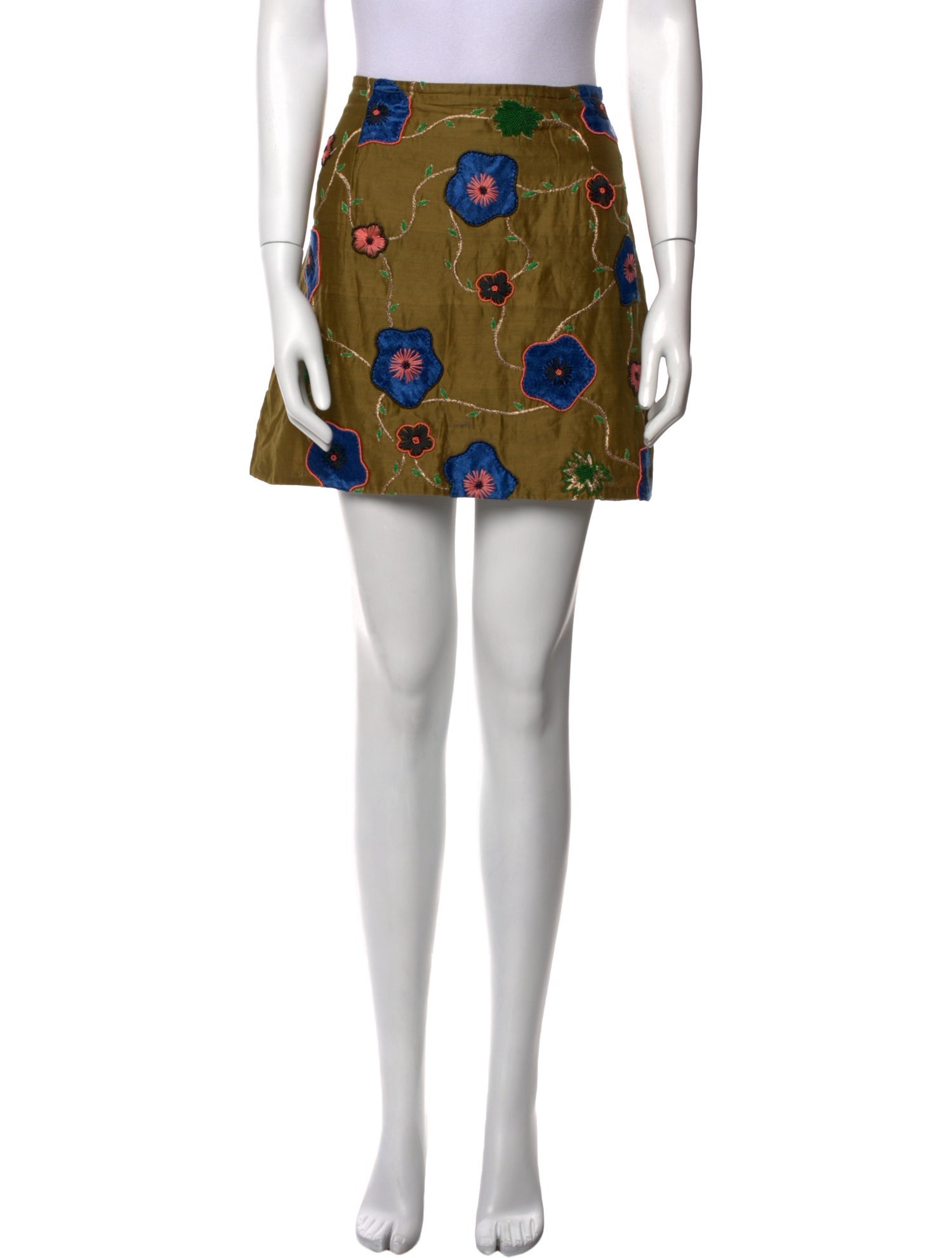 Tigra Tigra Silk Mini Skirt