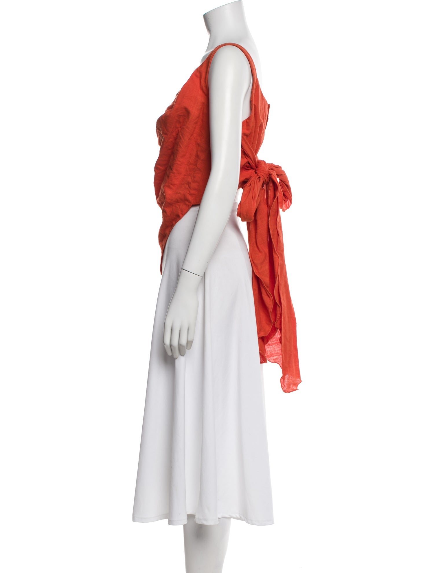 Tigra Tigra Square Neckline Sleeveless Top