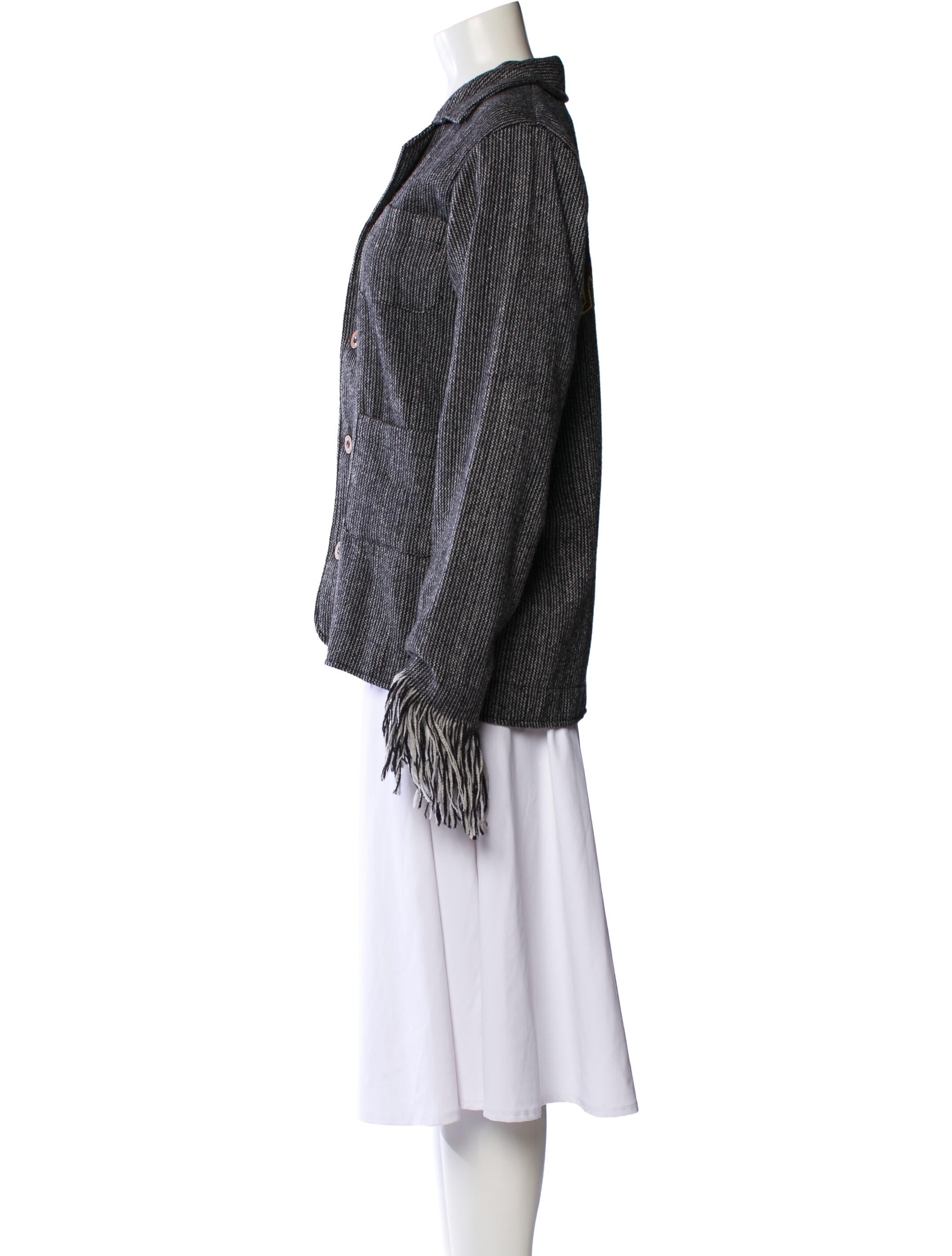 Tigra Tigra Wool Striped Jacket