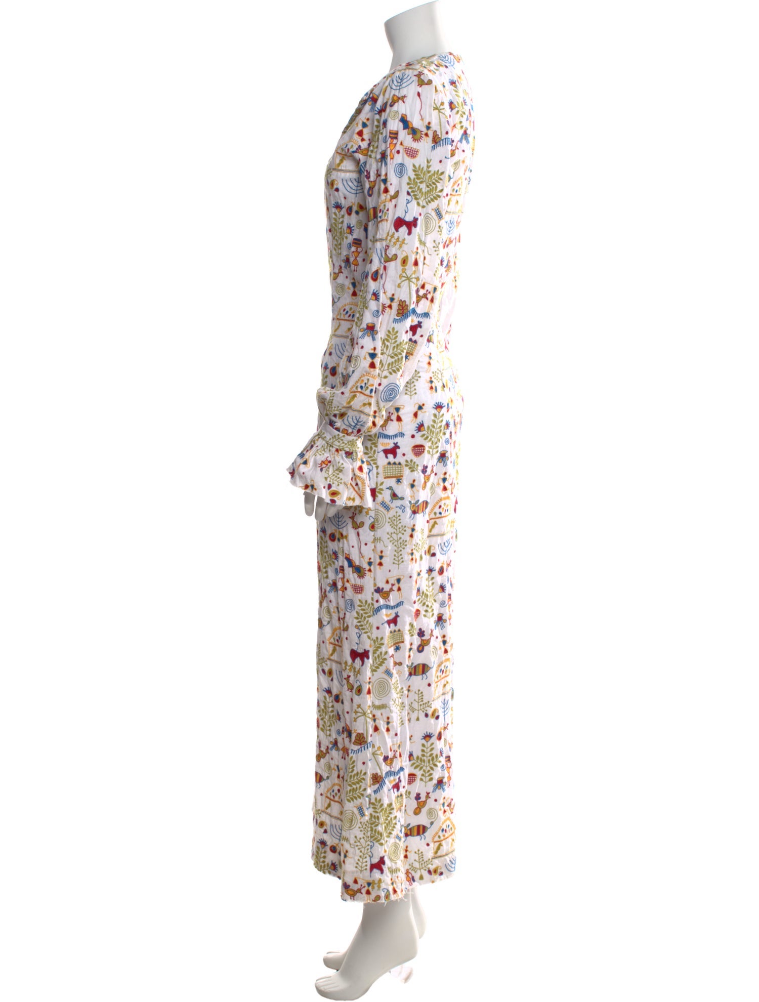 Tigra Tigra Floral Print Long Dress