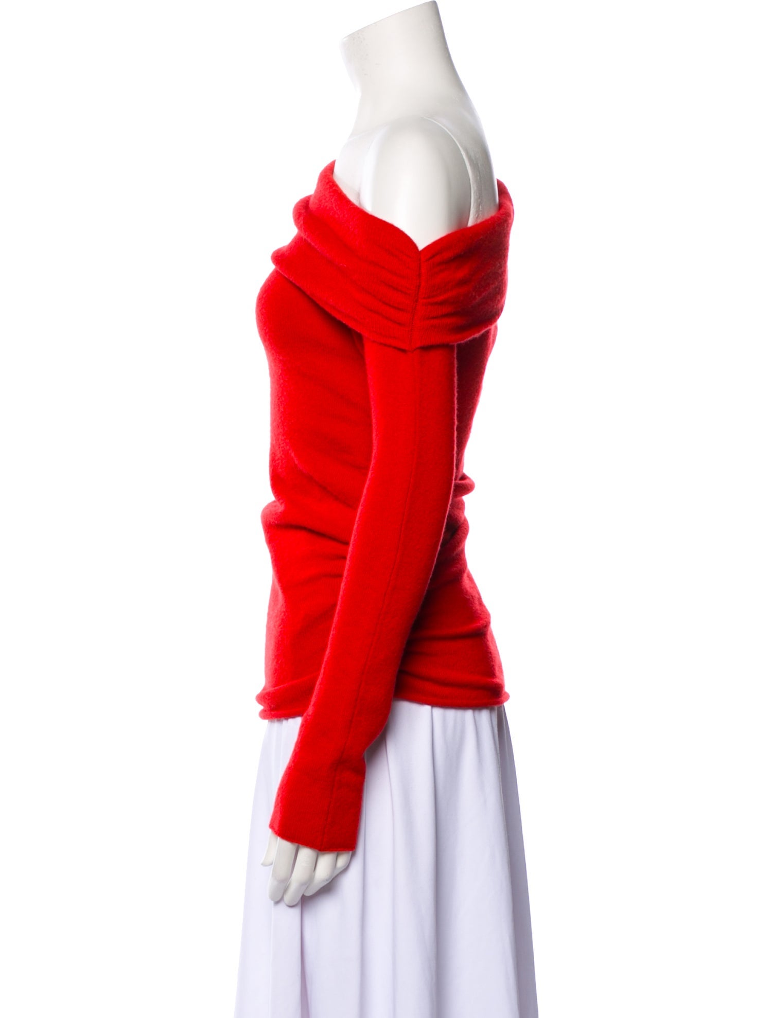 The Sei Merino Wool One-Shoulder Sweater