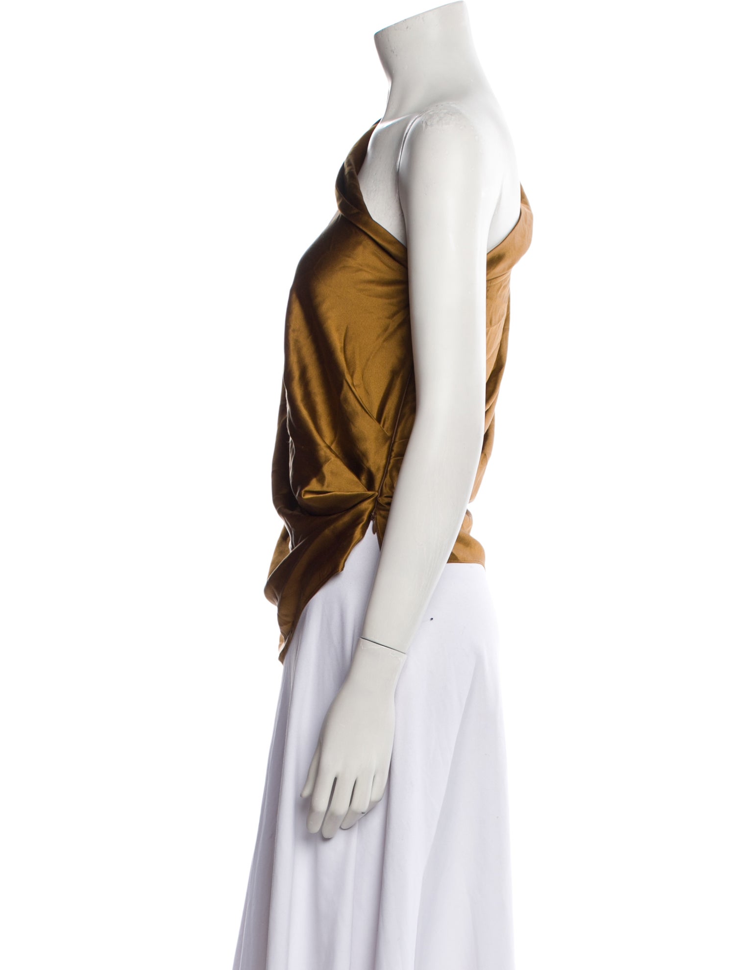 The Sei Silk One-Shoulder Top w/ Tags