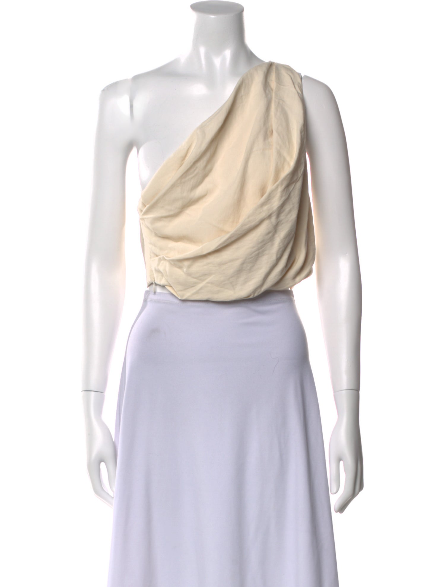 The Sei One-Shoulder Sleeveless Crop Top