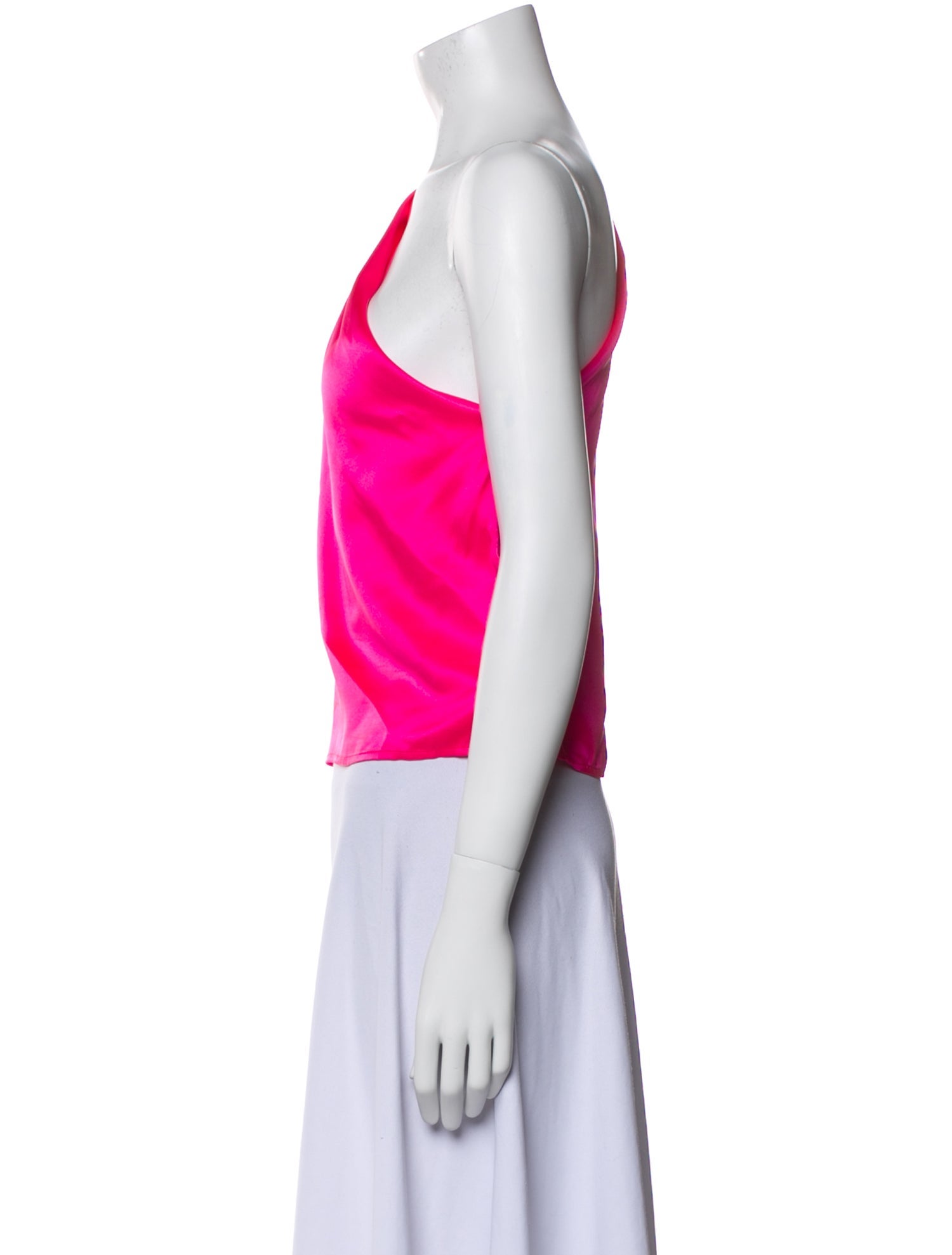 The Sei Silk One-Shoulder Blouse