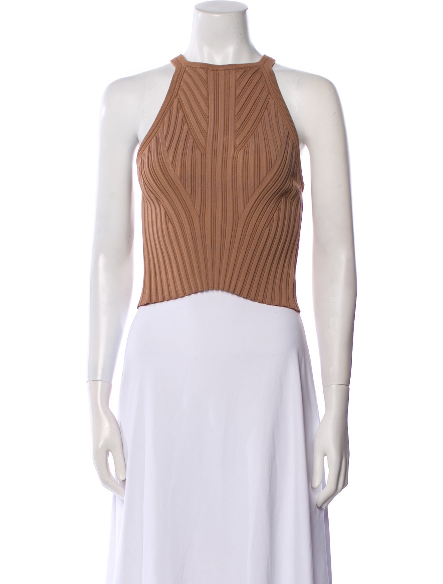 The Sei Square Neckline Sleeveless Crop Top