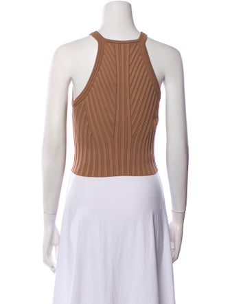 The Sei Square Neckline Sleeveless Crop Top