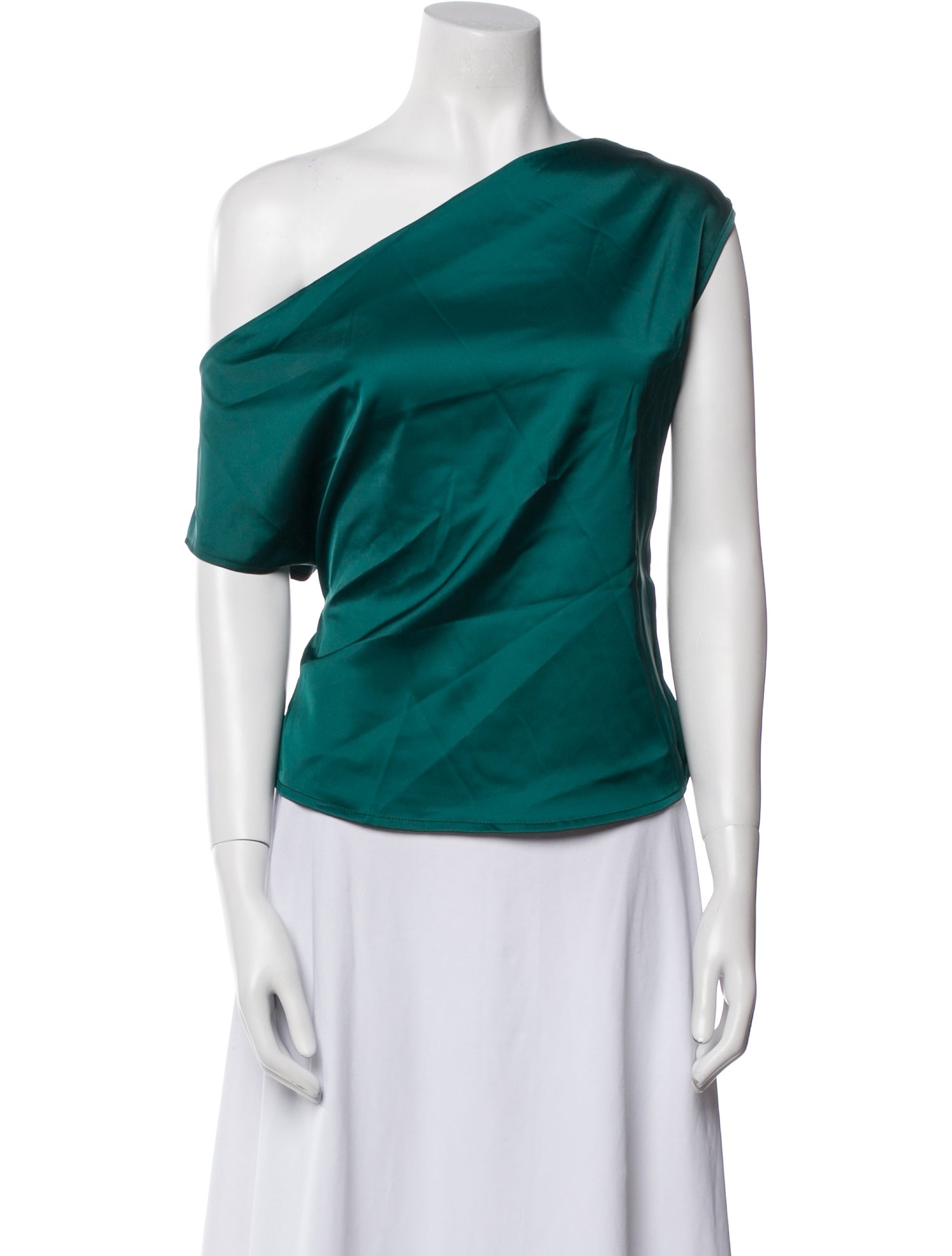 The Sei Silk Asymmetrical Top