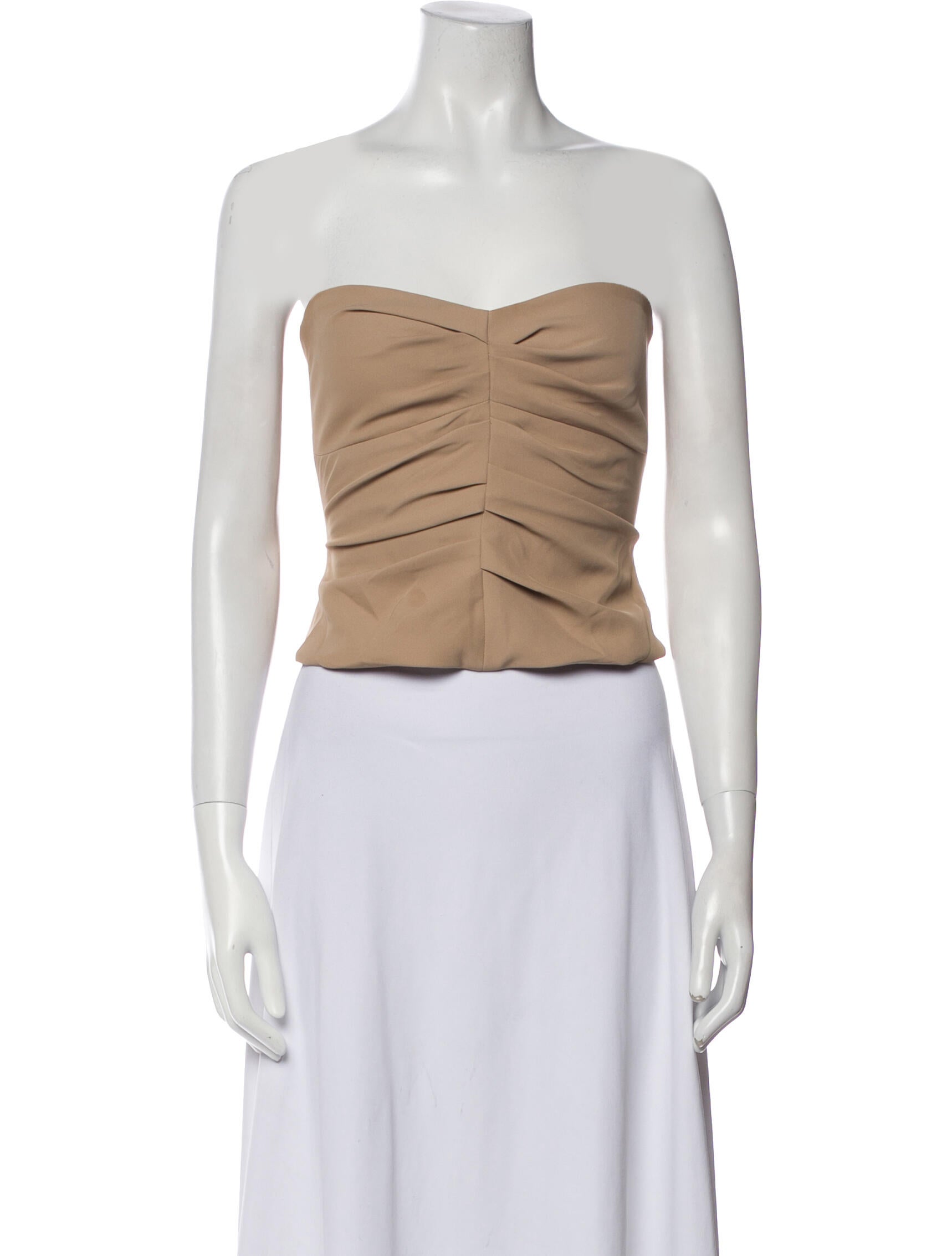 The Sei Strapless Crop Top