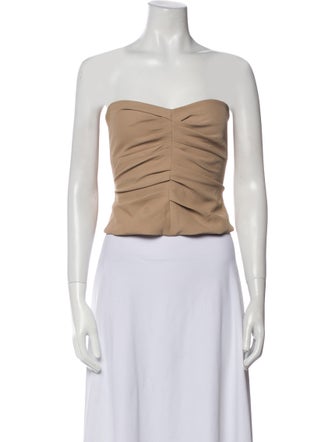 The Sei Strapless Crop Top