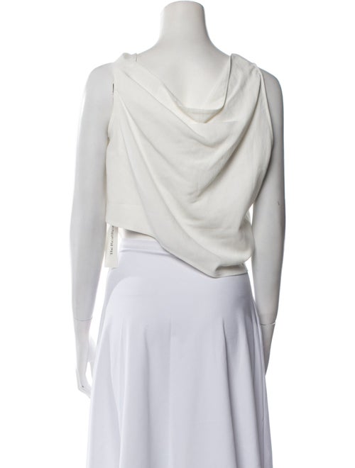 The Sei Cowl Neck Sleeveless Crop Top