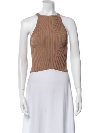 The Sei Square Neckline Sleeveless Crop Top