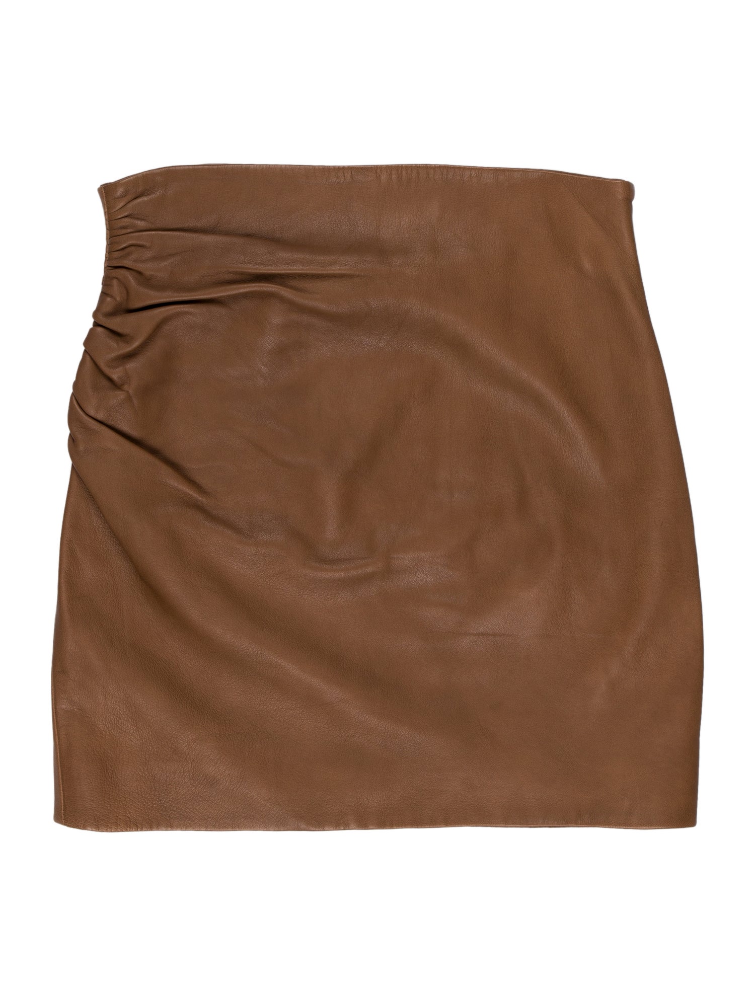 The Sei Lambskin Mini Skirt