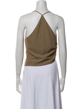 The Sei One-Shoulder Sleeveless Crop Top