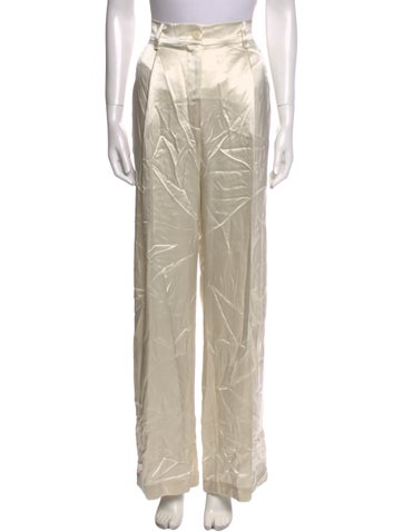 Pre-owned The Sei Silk Wide Leg Pants W/ Tags In Neutral