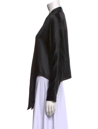 The Sei Silk V-Neck Blouse