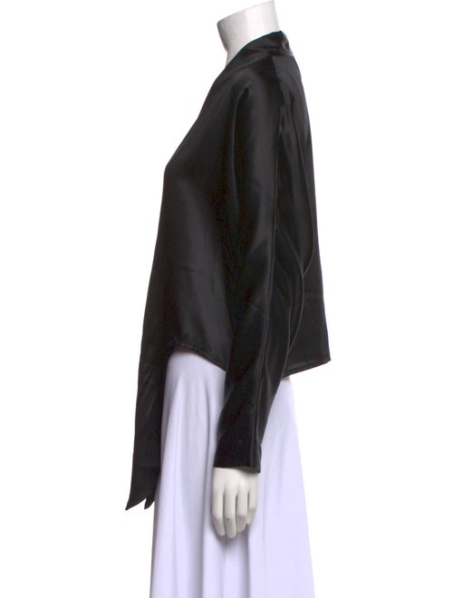 The Sei Silk V-Neck Blouse