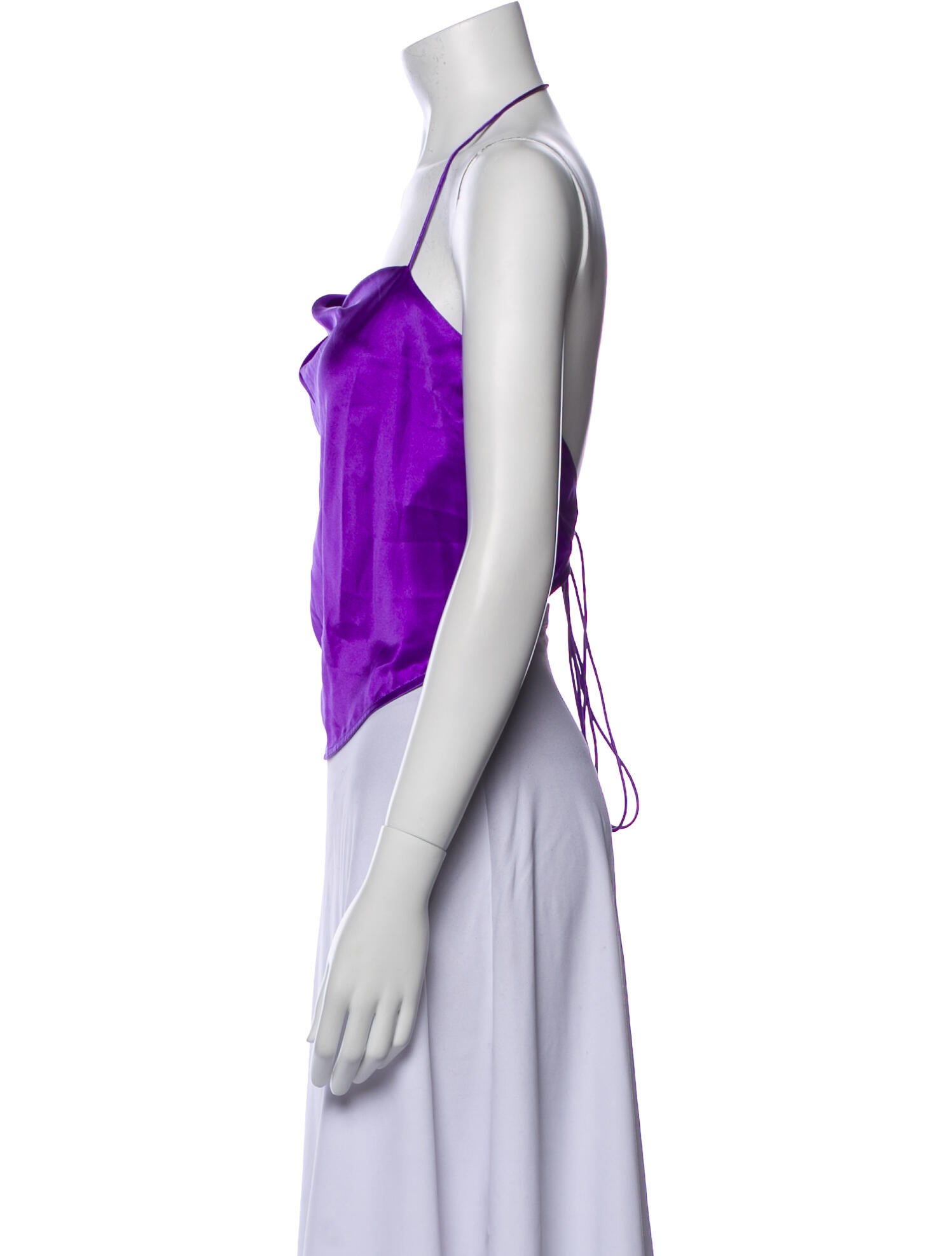 The Sei Silk Halterneck Crop Top w/ Tags