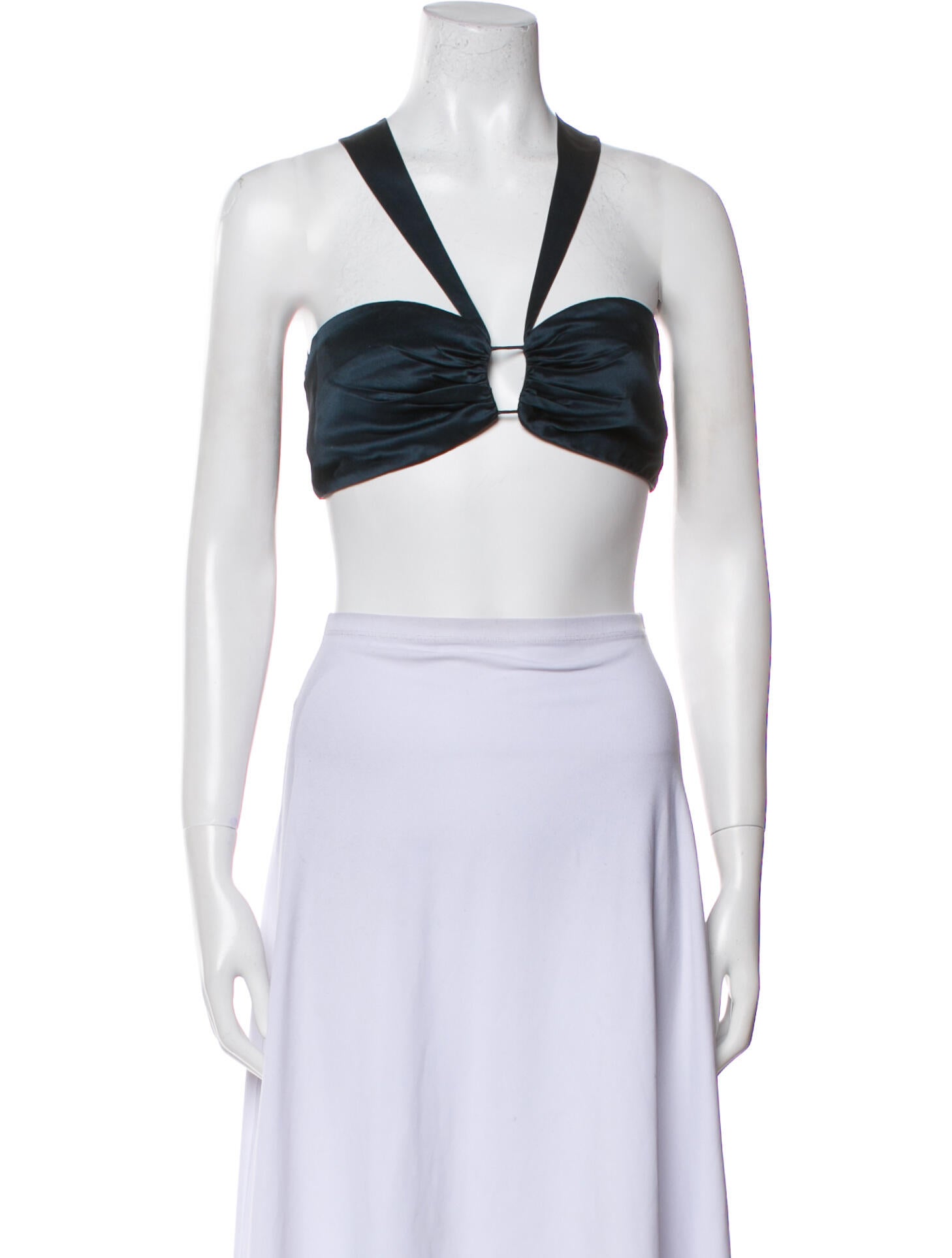 The Sei Silk Halterneck Crop Top w/ Tags
