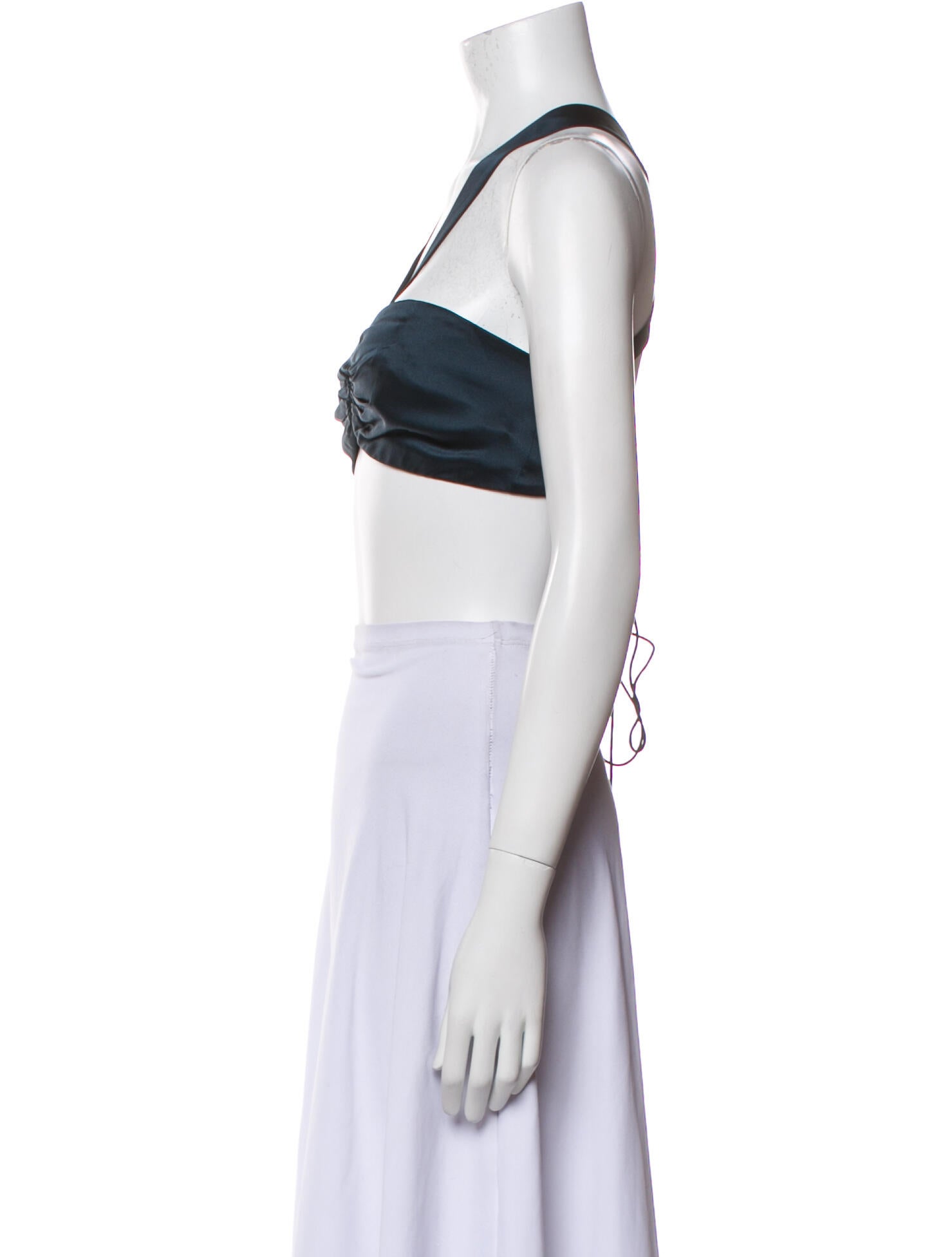 The Sei Silk Halterneck Crop Top w/ Tags