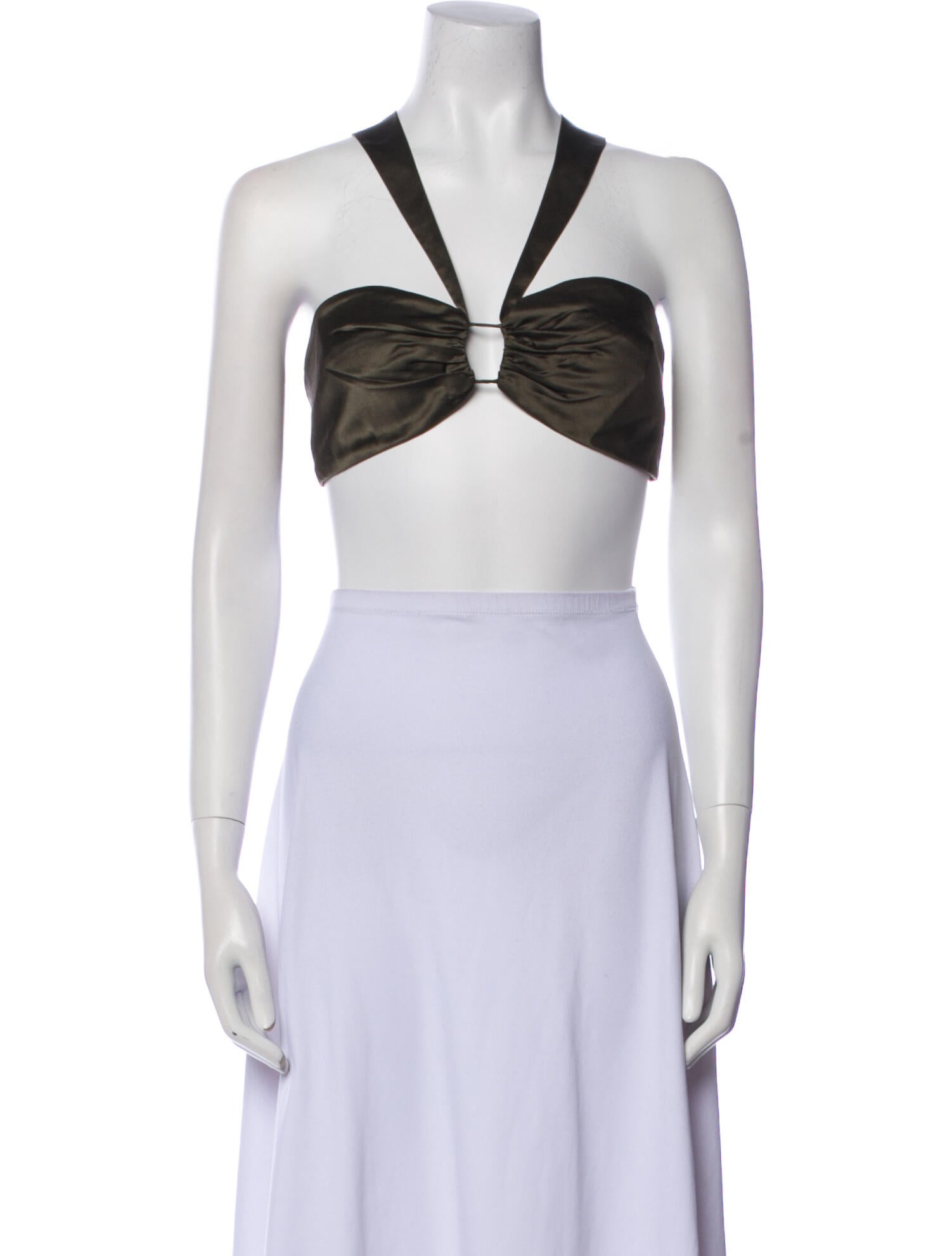 The Sei Silk Halterneck Crop Top w/ Tags